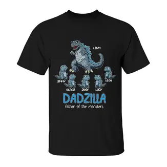 Custom Dadzilla Father Of The Monsters | Custom Name | Fathers Day Gifts | Personalized Fathers Day