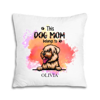 Custom Dog Mom Pillow | Custom Name | Gifts For Dog Mom | Personalized Dog Mom Pillow - Seseable