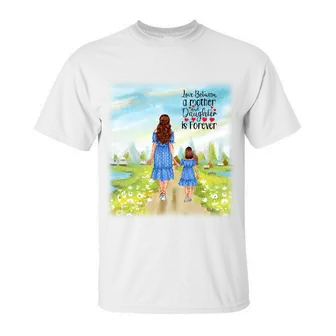 Custom The Love Between A Mother And Daughter Is Forever | Custom Name | Mothers Day Gifts | Personalized Mom And Daughter - Seseable