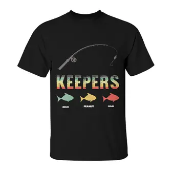 Custom Little Keepers Fishing | Custom Name | Fathers Day Gifts | Personalized Grandpa - Thegiftio UK