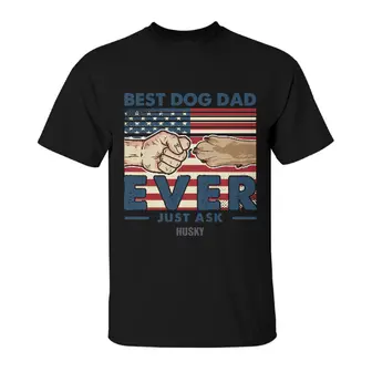 Custom Flag Best Dog Dad Ever | Custom Name | Fathers Day Gifts | Personalized Dog Dad - Seseable