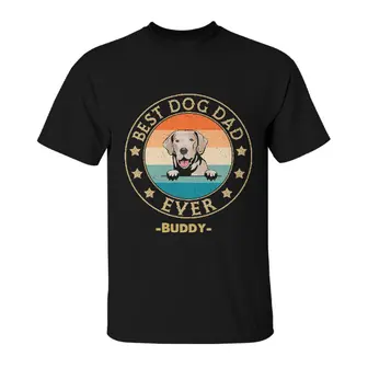 Custom Retro Best Dog Dad | Custom Name | Fathers Day Gifts | Personalized Dog Dad - Thegiftio UK