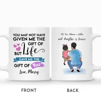Custom You May Not Have Given Me Life But You Certainly Made My Life Better | Custom Name | Fathers Day Gift For Stepdad | Personalized Stepdad | Seseable UK