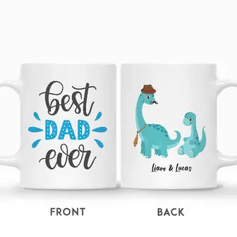 Custom Best Dad Ever Animals | Custom Name | Gifts For Dad | Personalized Fathers Day - Seseable