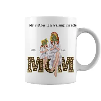Custom My Mother Is A Walking Miracle | Custom Name | Mother And Daughter Gifts | Personalized Mom And Daughter - Seseable