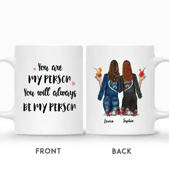 Custom Jean Girls You Are My Person You Will Always Be My Person | Custom Name | Gifts Idea For Friends | Personalized Best Friend - Seseable
