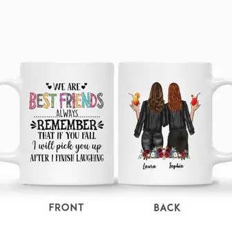 Custom Jean Girls You And I Are Best Friends Always Remember That | Custom Name | Gifts Idea For Friends | Personalized Best Friend - Seseable