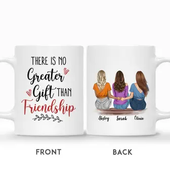 Custom There Is No Greater Gift Than Our Friendship | Custom Name | Gifts Idea For Friends | Personalized Best Friend - Thegiftio UK