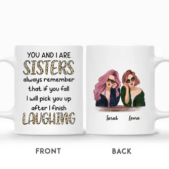 Custom You And I Are Sisters Siblings Leopard | Custom Name | Birthday Gift for Siblings | Personalized Sisters - Seseable