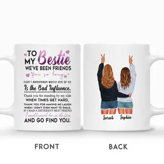 Custom Hoodie Besties To My Bestie We Have Been Friend For So Long I Would Fight A Bear For You | Custom Name | Birthday Gifts For Friends | Personalized Best Friend - Thegiftio UK
