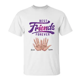 Custom Best Friend Forever | Custom Name | Birthday Gifts For Besties | Personalized Best Friend - Seseable