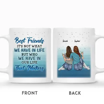 Custom Name Besties It Is Not What We Have In Life Gift For Besties Personalized Best Friend - Seseable