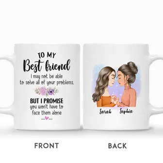 Custom Name Pretty Girls I May Not Be Able To Solve All Of Your Problems Gift For Besties Personalized Best Friend - Seseable