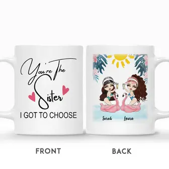 Custom Name Pool Girls Summer You Are The Sisters I Choose Gift For Besties Personalized Best Friend - Seseable