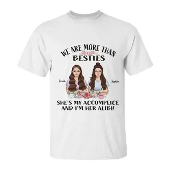 Custom Name Cool Girls We Are More Than Best Friends Gift For Besties Personalized Best Friend - Seseable