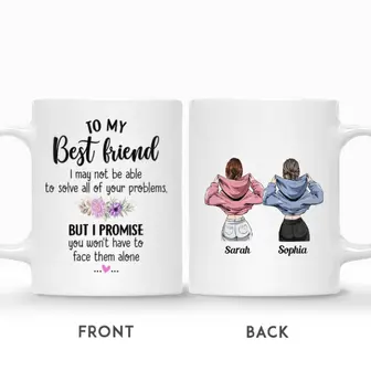 Custom Name Friends Jackets I May Not Be Able To Solve All Of Your Problems Personalized Best Friend - Thegiftio UK