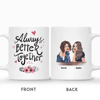Custom Best Friends Gifts Personalized Name Gift Ideas For Bestie Always Together - Seseable