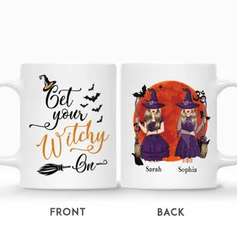 Custom Halloween Witches Gifts Personalized Name Gift For Bestie Get Your Witchy On - Seseable