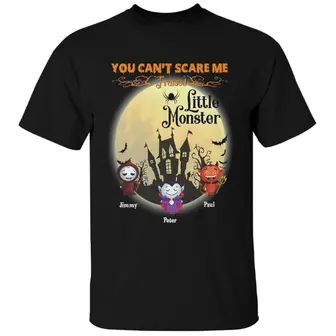 Custom Halloween Best Friends Gifts Personalized Name Gift For Bestie You Can Not Scare Me Little Monsters - Seseable