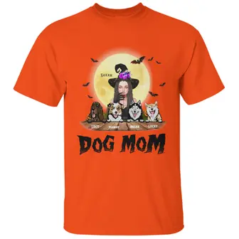 Custom Halloween Dog Moms Gifts Personalized Gift For Dog Lovers Witches Dog Mom - Seseable