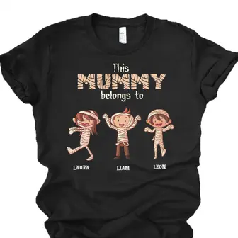 Custom Halloween Mom Gifts Personalized Gift For Mom This Mummy Belongs To - Seseable