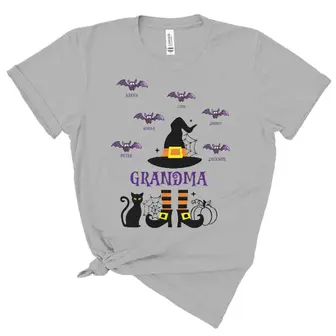 Custom Halloween Grandma Gifts Personalized Name Gift For Nanas Moms Grandma Witch - Seseable