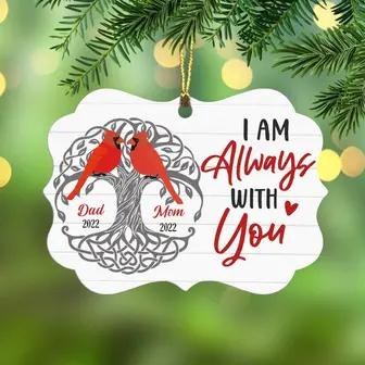 Personalized Cardinal Memorial Benelux Ornament - Thegiftio UK