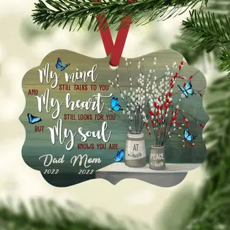 Personalized Mind Heart Soul Memorial Benelux Ornament - Thegiftio UK