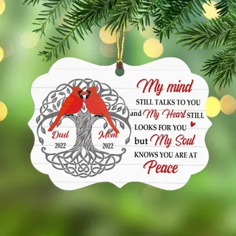 Personalized Cardinal Memorial Benelux Ornament - Thegiftio UK
