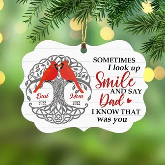 Personalized Cardinal Memorial Benelux Ornament - Thegiftio UK