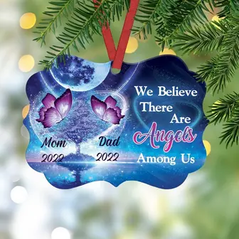 Personalized Butterfly Memorial Benelux Ornament - Thegiftio UK