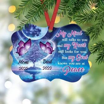 Personalized Butterfly Memorial Benelux Ornament - Thegiftio UK