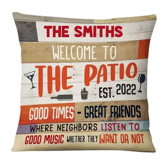 Personalized Outdoor Patio Pillow - Thegiftio UK