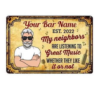 Personalized Metal Sign for Outdoor Decor Lovers - Thegiftio UK