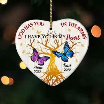 Personalized Butterfly Memorial Ornament - Thegiftio