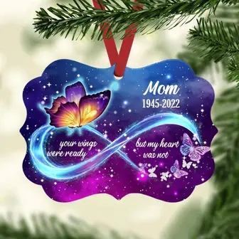 Personalized Butterfly Memo Benelux Ornament - Thegiftio UK