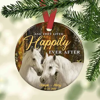 Personalized Horse Couple Ornament - Thegiftio UK