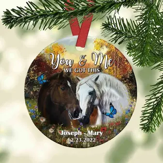 Personalized Horse Couple We Got This Ornament - Thegiftio UK