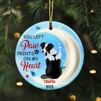 Personalized Dog Memo Circle Ornament - Thegiftio UK