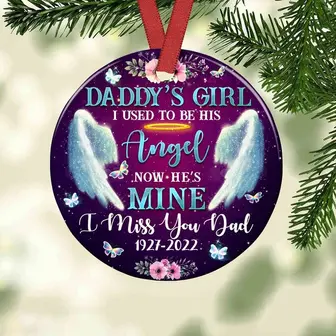 Personalized Butterfly Wings Memorial Ornament - Thegiftio