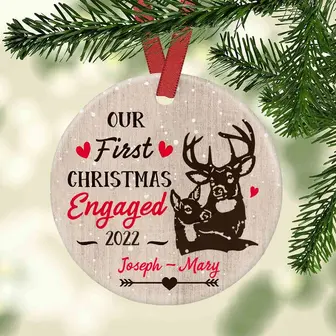 Personalized Married Deer Hunting Couple Ornament - Thegiftio