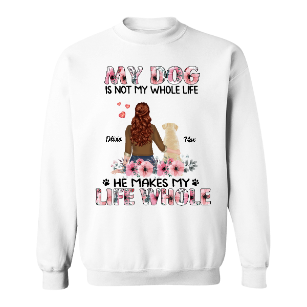 Custom My Dog Are Not Our Whole Life But They Make Our Life Whole | Custom Name | Dog Moms Gifts | Personalized Dog Mom | Seseable CA