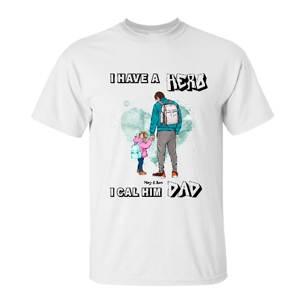 Custom I Have A Hero I Call Him Dad | Custom Name | Fathers Day Gifts | Personalized Fathers Day | Seseable CA