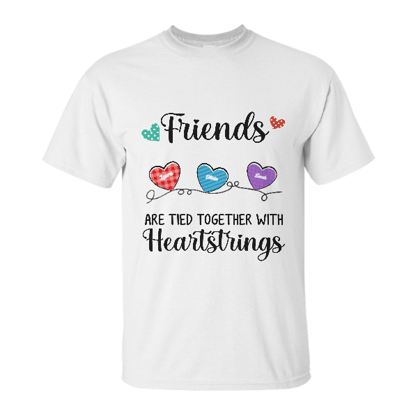 Custom Friends Are Tied Together with Heartstrings | Custom Name | Gift Idea For Friends | Personalized Best Friend | Seseable CA