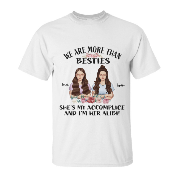 Custom Name Cool Girls We Are More Than Best Friends Gift For Besties Personalized Best Friend | Seseable CA