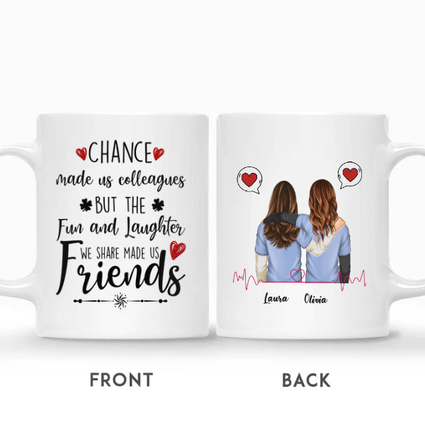 Custom Name Nurse Squad Chances Made Us Colleagues Gift For Besties Personalized Best Friend | Seseable CA