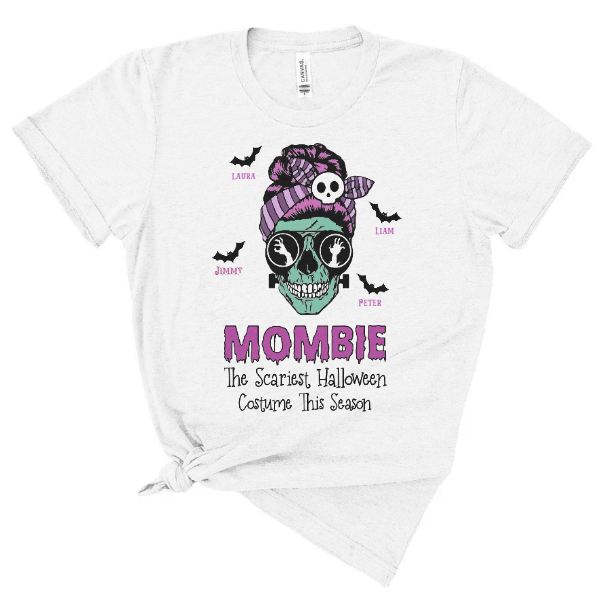 Custom Halloween Moms Gifts Personalized Gift For Moms Mombie The Scariest Costume | Seseable CA