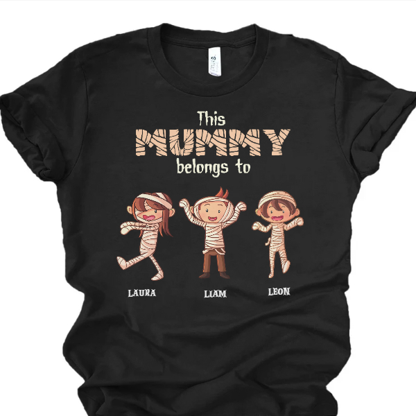 Custom Halloween Mom Gifts Personalized Gift For Mom This Mummy Belongs To | Seseable CA