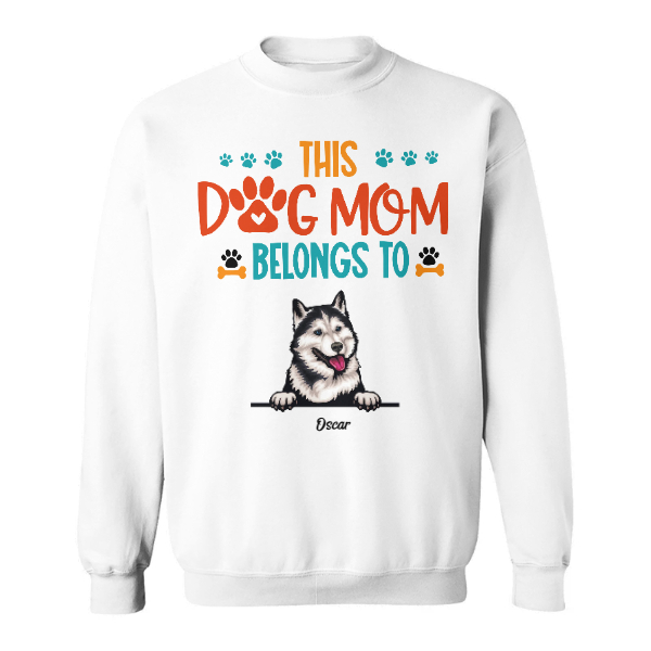 Custom This Dog Mom Belongs To | Custom Name | Dog Moms Gifts | Personalized Dog Mom | Seseable CA