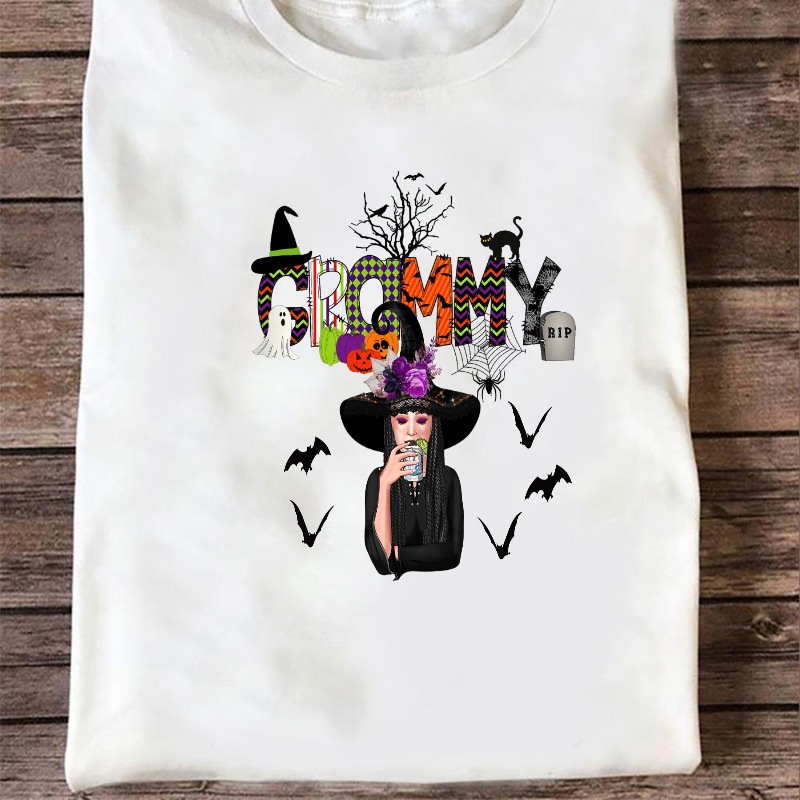 Grandma Custom Shirt Personalized Gift for Halloween | Family Wall Decor AU